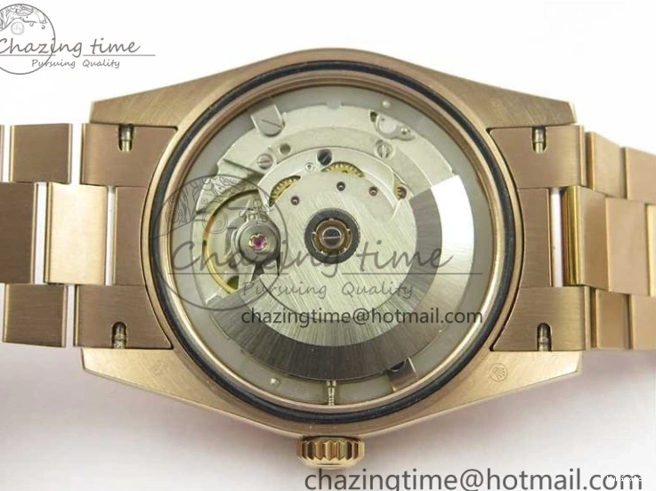 Day-Date Dial President RG on 128239 MOP Best Bp Edition Maker White Crystral Markers 36 Bracelet RG 0715